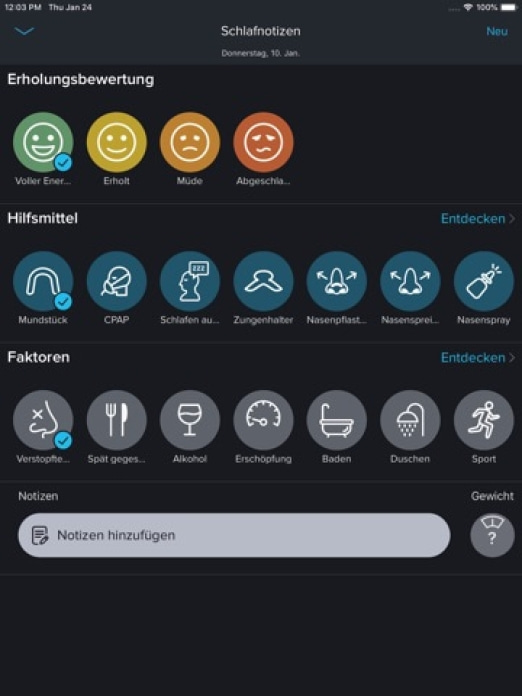 SnoreLab: Schnarchen aufnehmen Tablet-Screenshot6