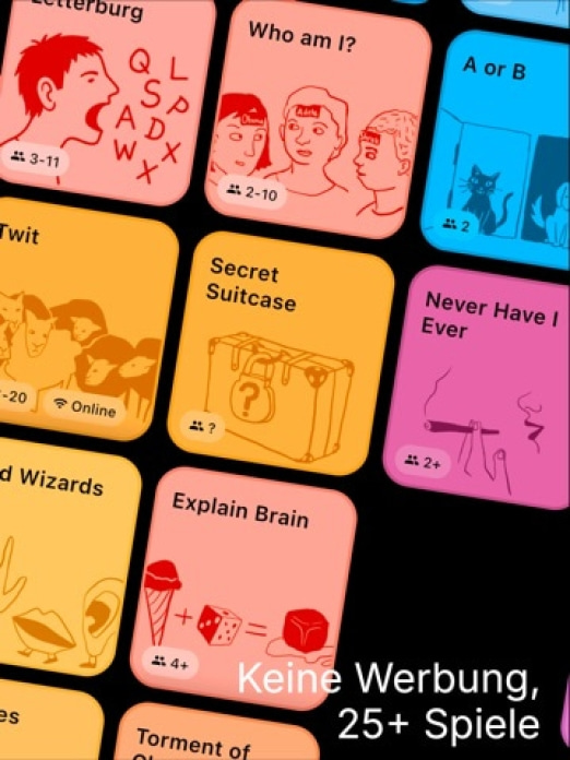 Social Gamebox: Partyspiele Tablet-Screenshot2