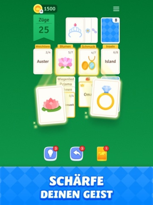 Solitaire Associations Journey Tablet-Screenshot
