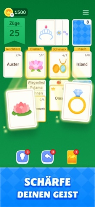 Solitaire Associations Journey Smartphone-Screenshot