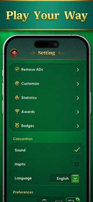 Solitaire-Classic Deluxe Cards Smartphone-Screenshot5
