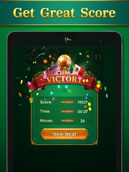 Solitaire-Classic Deluxe Cards Tablet-Screenshot2