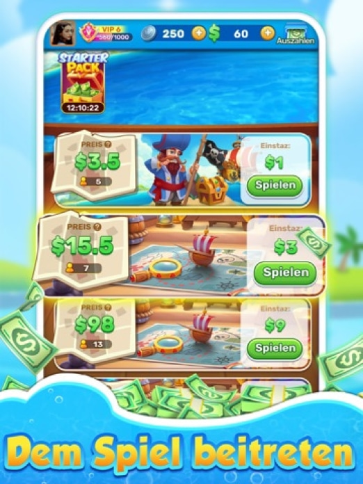 Solitaire Riches:Win Cash Tablet-Screenshot