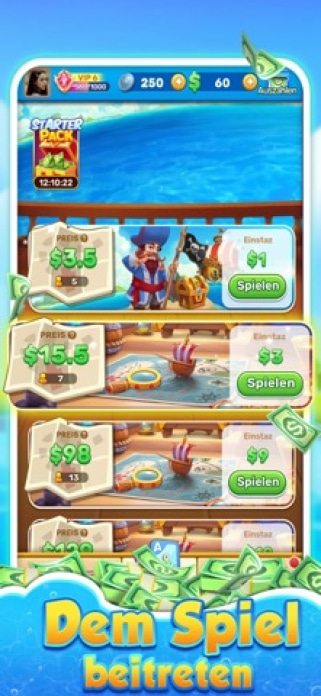Solitaire Riches:Win Cash Smartphone-Screenshot