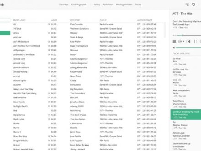 SonicWeb Internet Radio Player Smartphone-Screenshot5