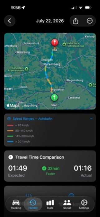 Speed-Tracker Smartphone-Screenshot2