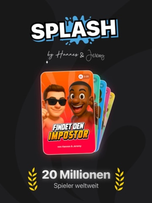 Splash - Party Spiele Tablet-Screenshot
