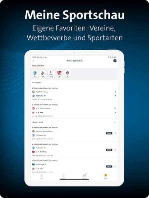 SPORTSCHAU Tablet-Screenshot5