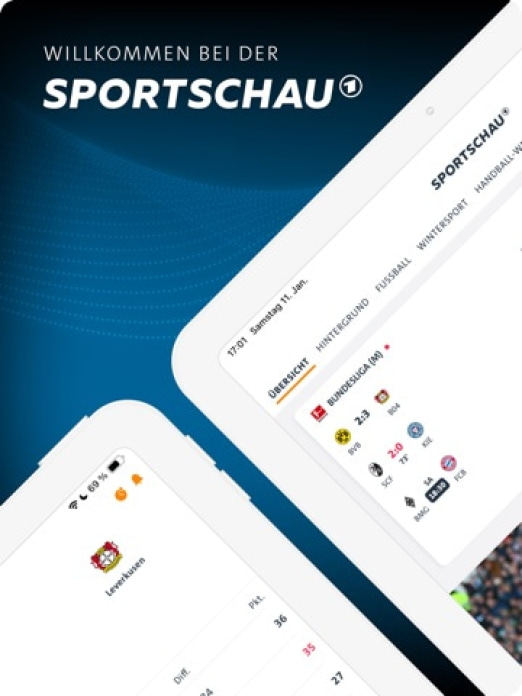SPORTSCHAU Tablet-Screenshot