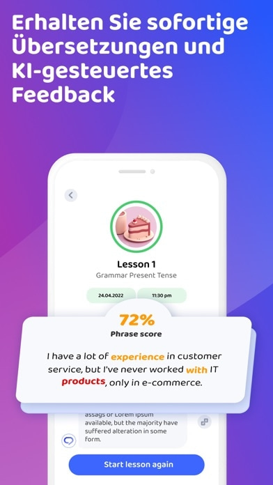 Sprechen Englisch Praktika Smartphone-Screenshot6