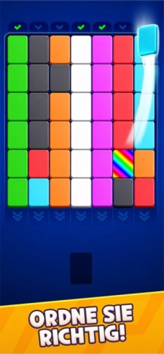 Stack Sort: Farbpuzzle Smartphone-Screenshot3