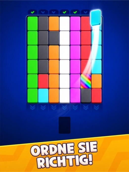 Stack Sort: Farbpuzzle Tablet-Screenshot3