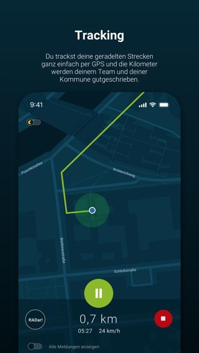 STADTRADELN Smartphone-Screenshot