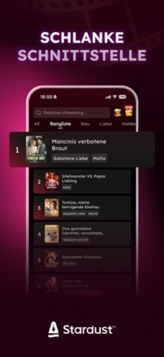 StardustTV - Kurzfilm Smartphone-Screenshot6