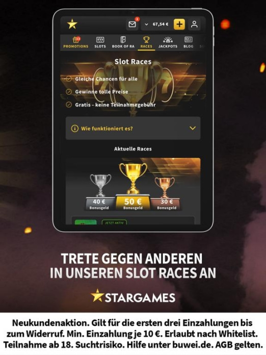 StarGames: Slots mit Echtgeld Tablet-Screenshot7