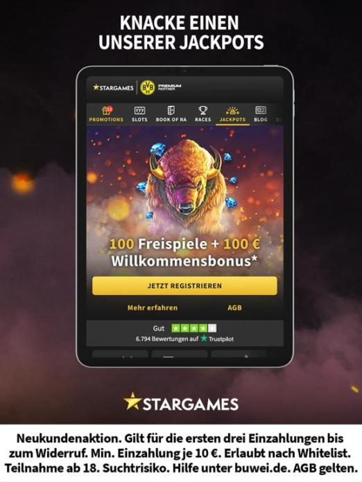 StarGames: Slots mit Echtgeld Tablet-Screenshot8
