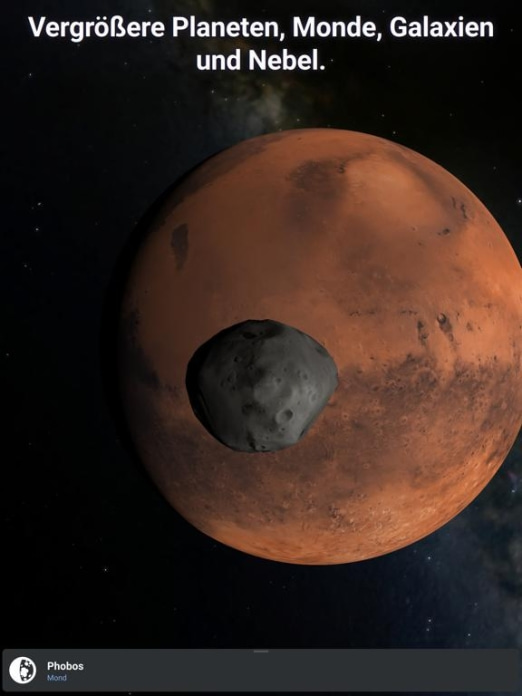 Stellarium Mobile:Sternenkarte Tablet-Screenshot4