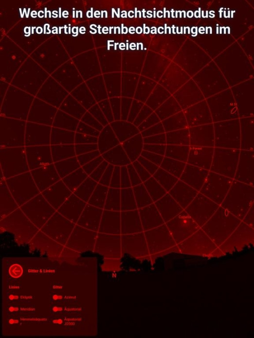 Stellarium Mobile:Sternenkarte Tablet-Screenshot5