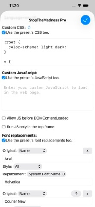StopTheMadness Pro Smartphone-Screenshot10