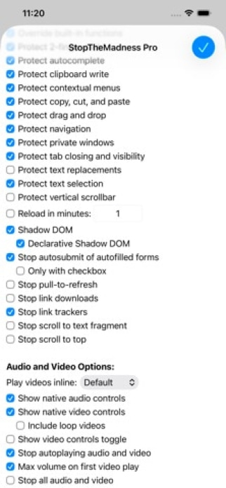 StopTheMadness Pro Smartphone-Screenshot8