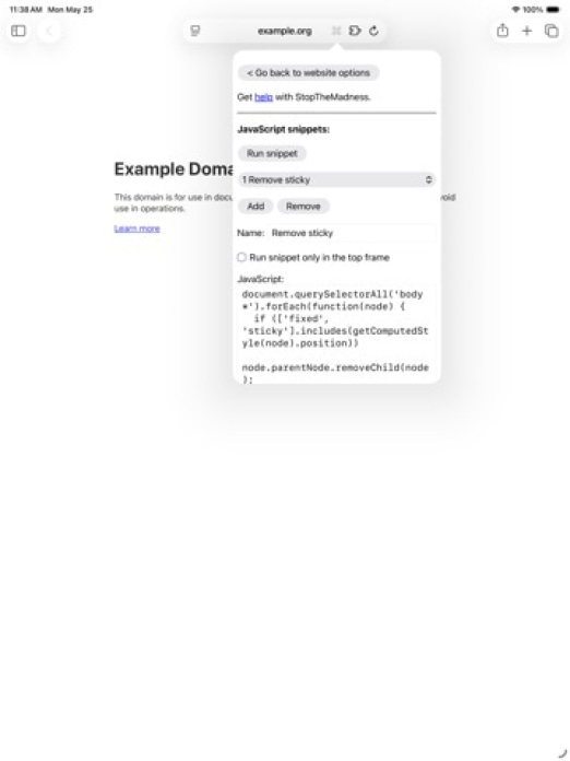 StopTheMadness Pro Tablet-Screenshot3