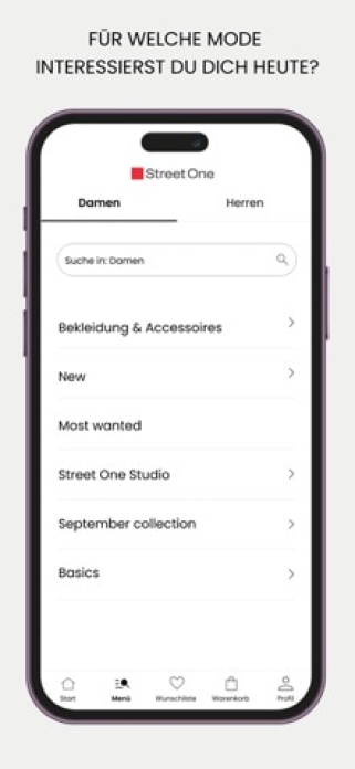 Street One App Smartphone-Screenshot3