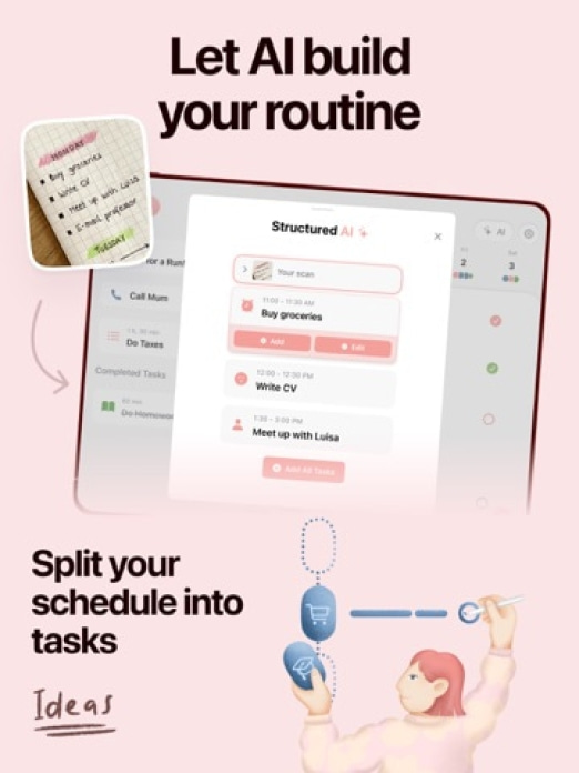 Structured - Tagesplaner& Todo Tablet-Screenshot3