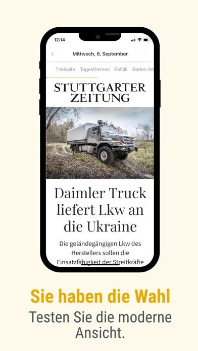Stuttgarter Zeitung App Smartphone-Screenshot4