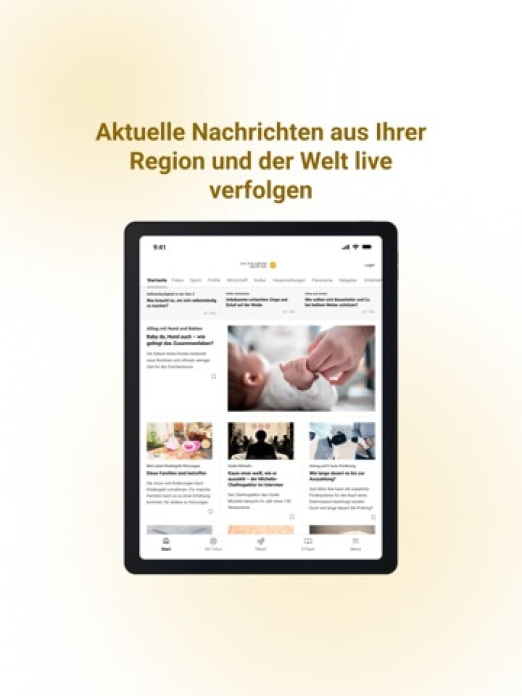 Stuttgarter Zeitung App Tablet-Screenshot2