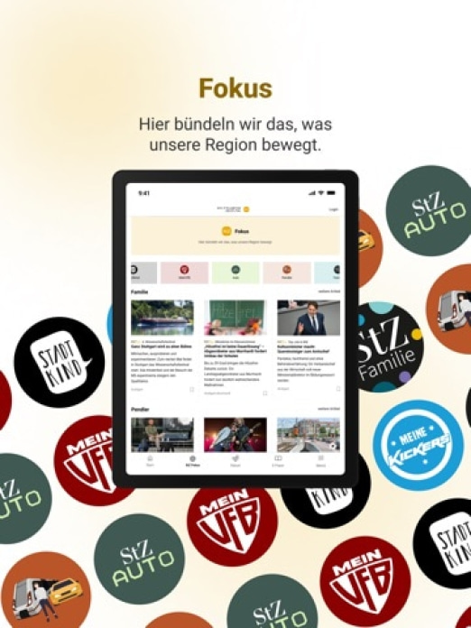 Stuttgarter Zeitung App Tablet-Screenshot4