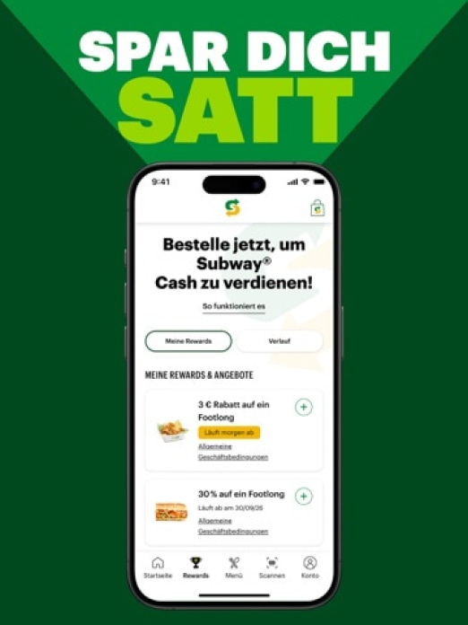 Subway Deutschland Tablet-Screenshot5