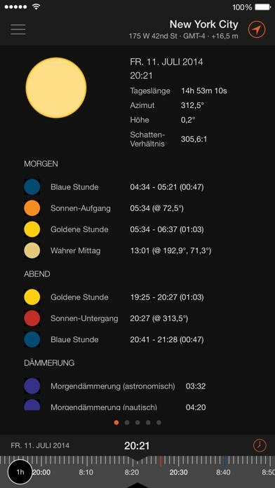 Sun Surveyor (Sonnenvermesser) Smartphone-Screenshot7