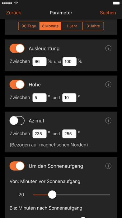 Sun Surveyor (Sonnenvermesser) Smartphone-Screenshot8