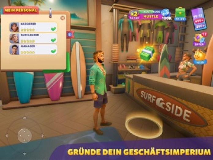Sunday City: Rollenspiel Tablet-Screenshot2