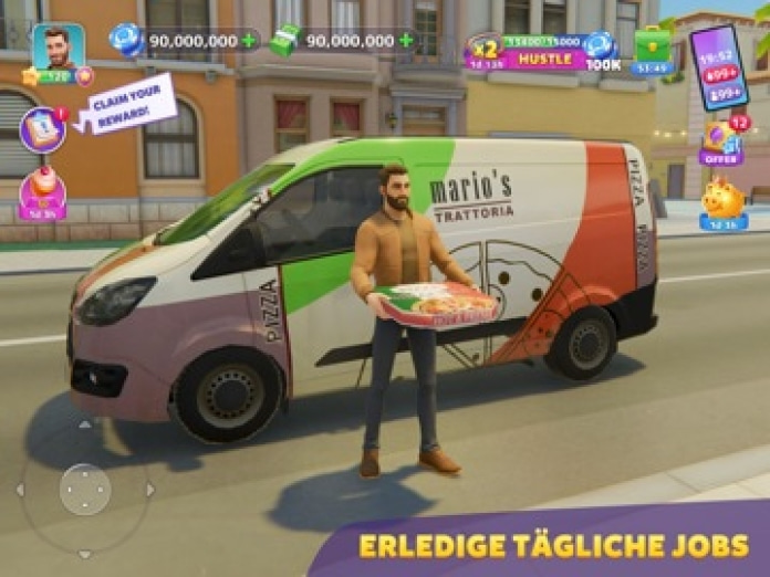Sunday City: Rollenspiel Tablet-Screenshot4