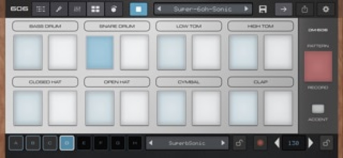 Super 606 Drums - Drum Machine Smartphone-Screenshot3