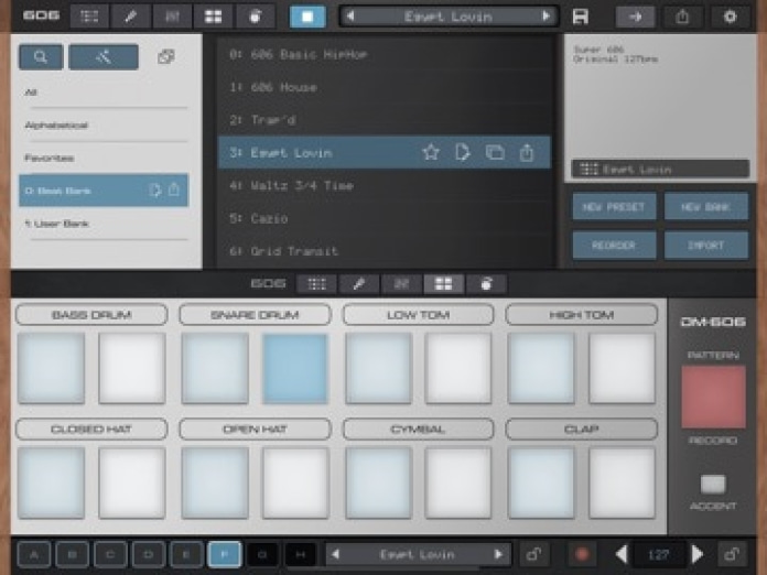 Super 606 Drums - Drum Machine Tablet-Screenshot10