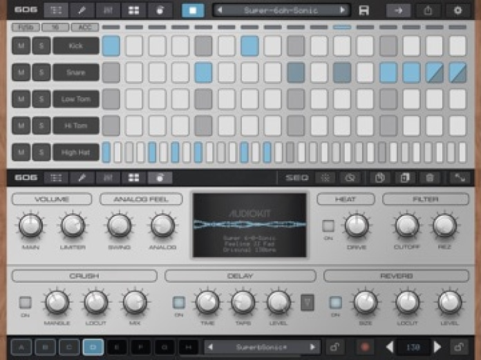 Super 606 Drums - Drum Machine Tablet-Screenshot3