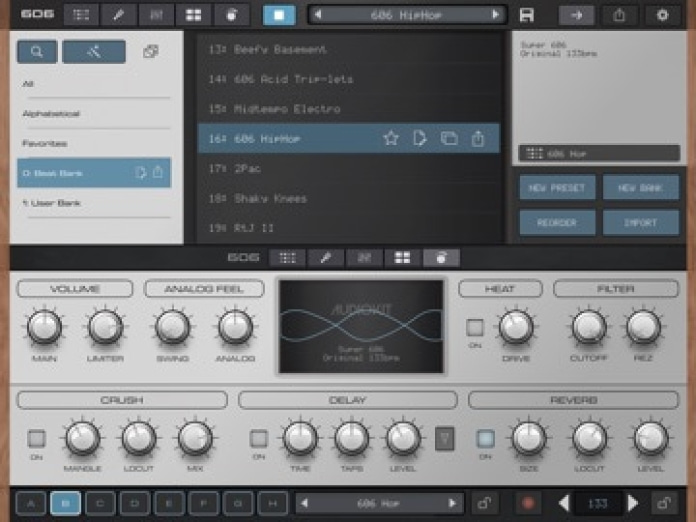 Super 606 Drums - Drum Machine Tablet-Screenshot5