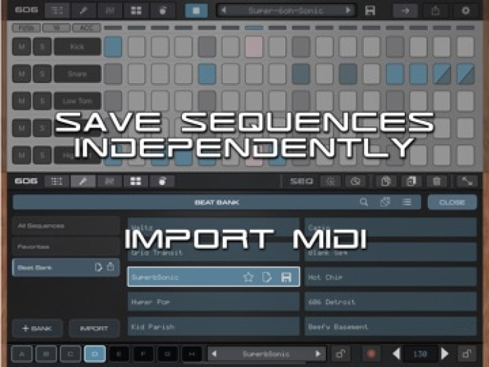Super 606 Drums - Drum Machine Tablet-Screenshot6