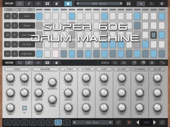 Super 606 Drums - Drum Machine Tablet-Screenshot