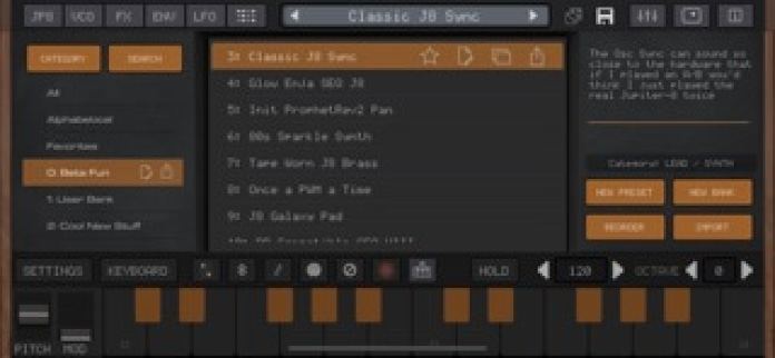 Super J8 Synth + AUv3 Smartphone-Screenshot4