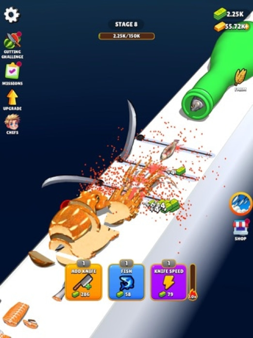 Super Slicer: Idle Game Tablet-Screenshot3