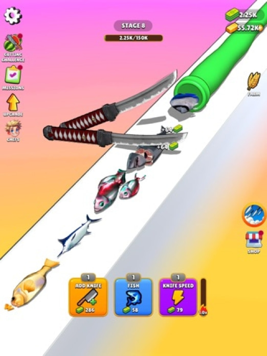 Super Slicer: Idle Game Tablet-Screenshot4