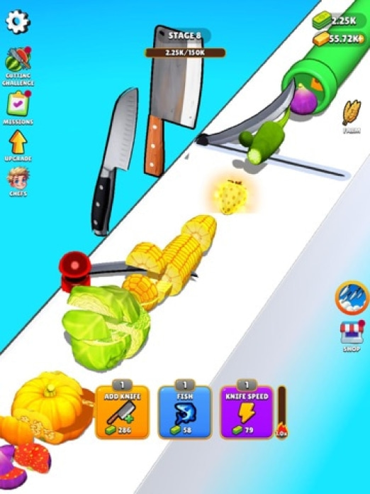 Super Slicer: Idle Game Tablet-Screenshot5