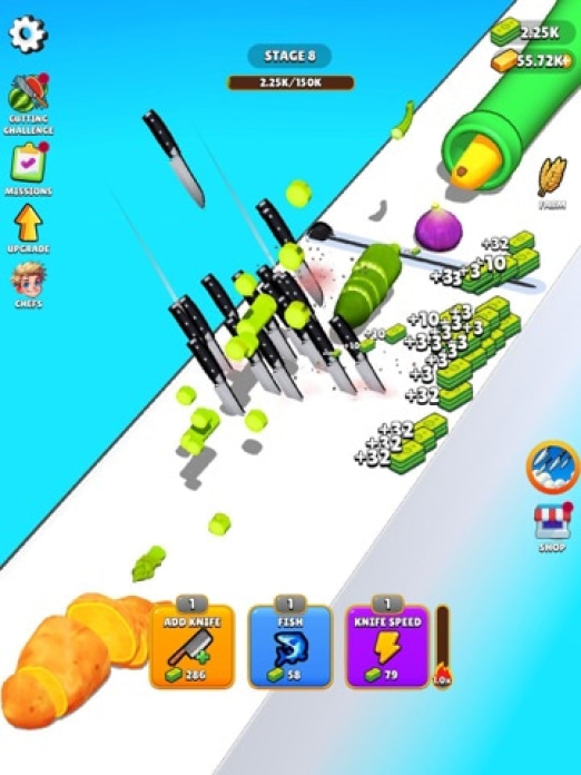 Super Slicer: Idle Game Tablet-Screenshot8