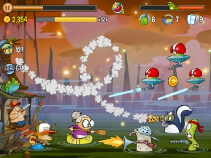 Swamp Attack Tablet-Screenshot3