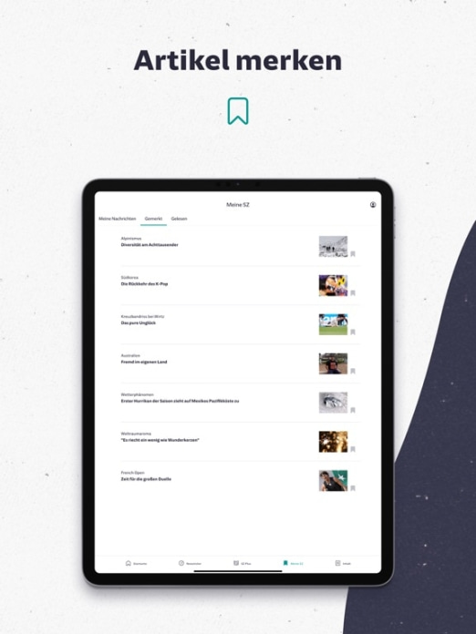 SZ Nachrichten Tablet-Screenshot7