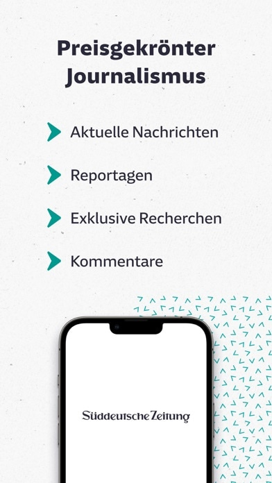 SZ Nachrichten Smartphone-Screenshot