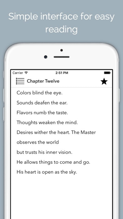 Tao Te Ching Lao Tzu Smartphone-Screenshot